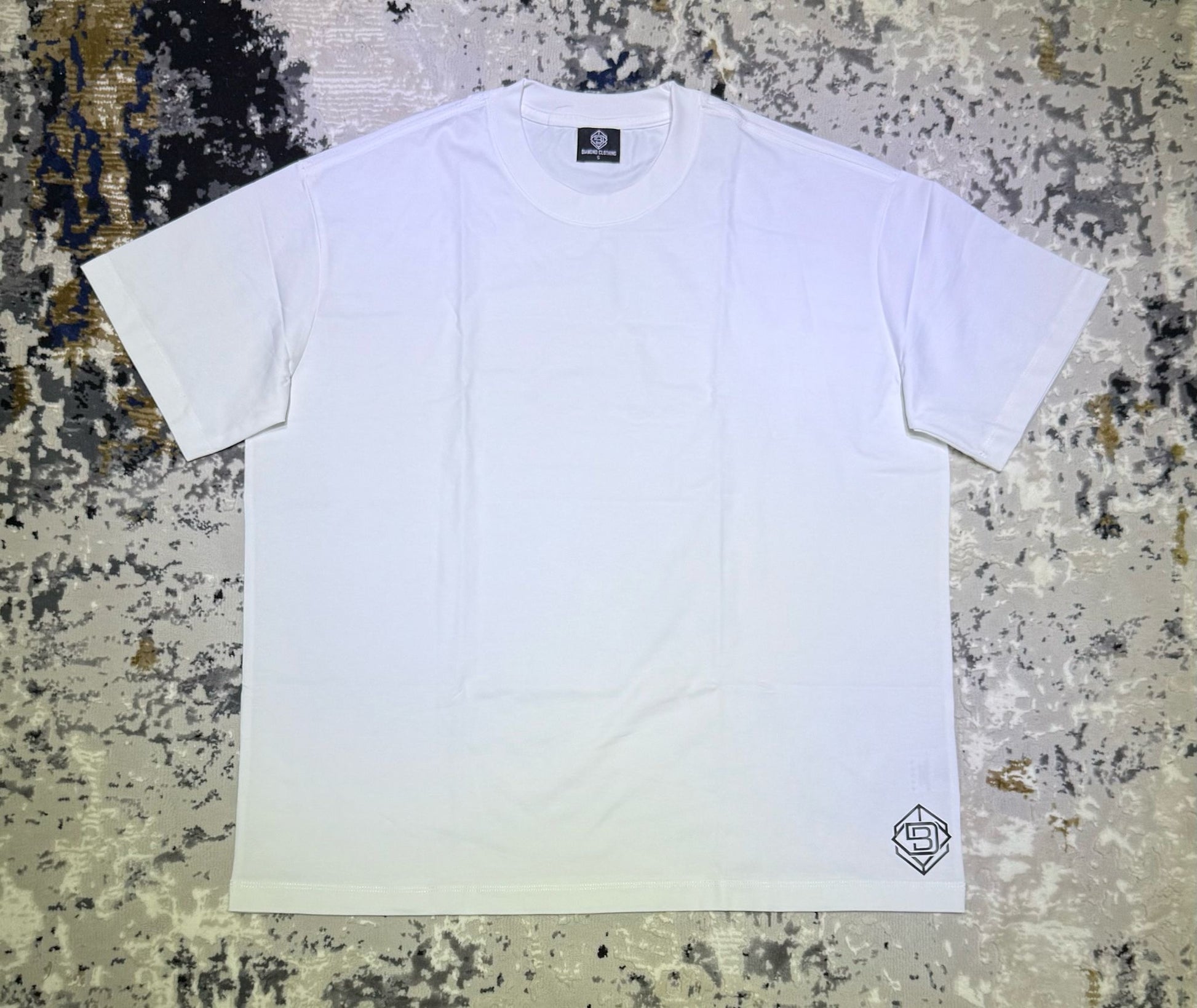 T-shirt oversize-low side logo